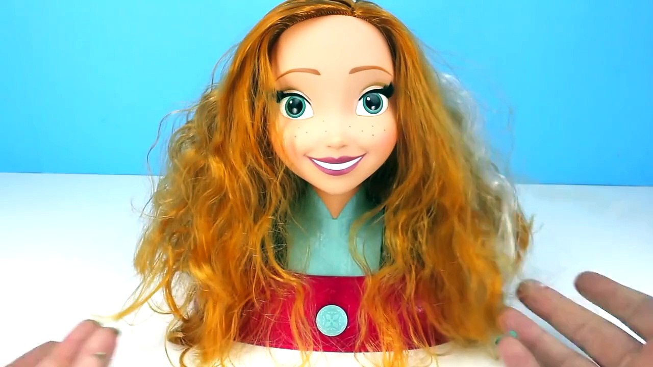 FROZEN Disney Queen Elsa Styling Head Disney Elsa YouTube Toy Review