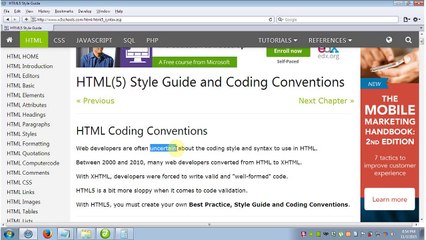 HTML(5) Style Guide and Coding Conventions - part1