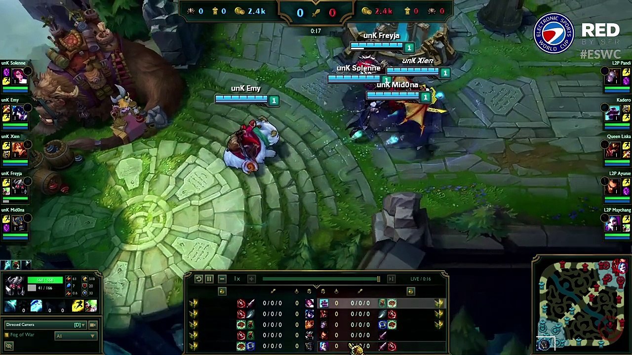 ESWC PGW 2015 - LOL Women Final Part 1 (FR)