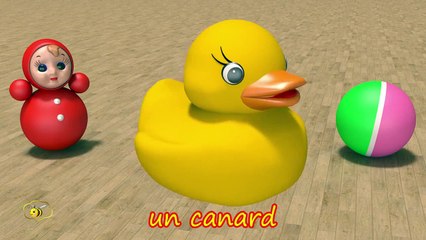 Dessins animés pour bébé en français. Apprendre les noms des jouets ! Learn French.