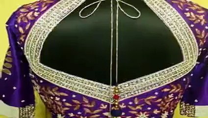 Blouse back neck designs cutting