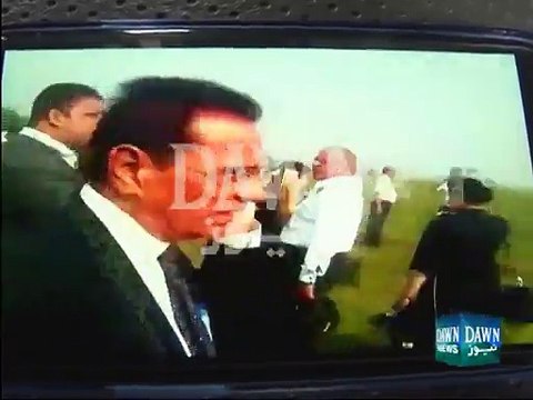 Exclusive video of Emergency crash landing of Shaheen Air Bus at Lahore Airport 03-11-2015