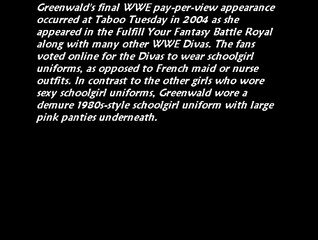 Cancelled WWE Moments - Molly Holly And Christy Hemme Feud