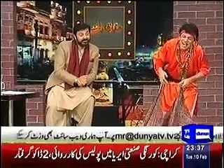 Baba Mazaaq Raat Dunya News New Fun part 40