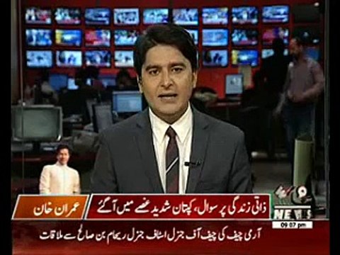 Imran Khan became Angry About Asking Reham Khan