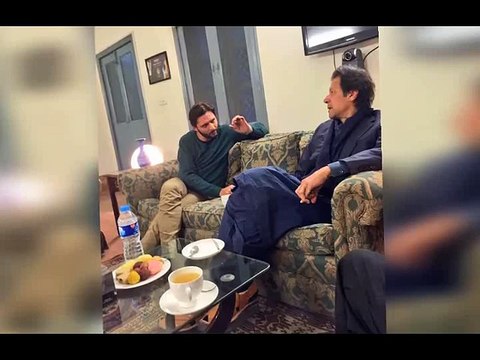 Pakistan star cricketer Shahid Afridi Imran Khan and his wife Reham Khan