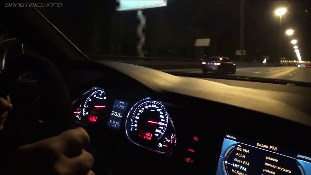 Audi RS6 Evotech vs BMW M3 ESS (333 km/h)
