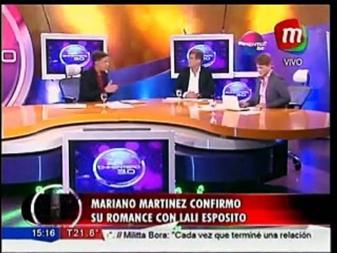 Mariano Martínez confirmó su romance con Lali Espósito