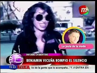 Benjamín Vicuña rompió el silencio