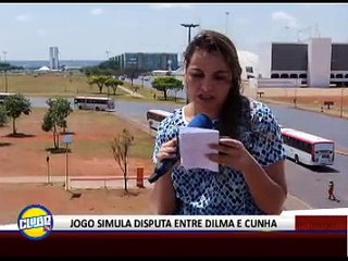 JOGO SIMULA DISPUTA ENTRE DILMA E CUNHA