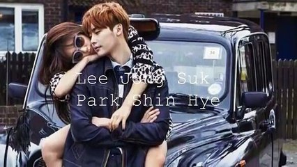 Lee Jong Suk and Park Shin Hye — Stylist couple in London for InStyle Magazine