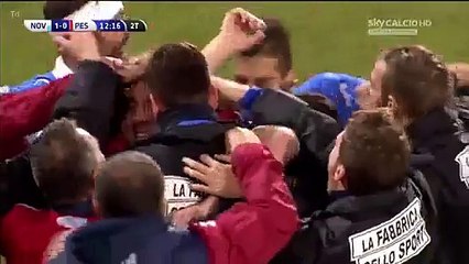 Felice Evacuo Fantastic Goal 1-0 Novara vs Pescara
