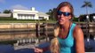 Girl Fishing Florida Snook & Mullet Run Action