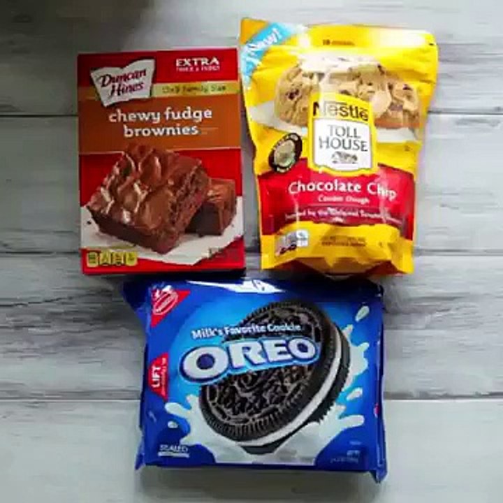 Oreo brownies with chocolate quickest n easiest recipe