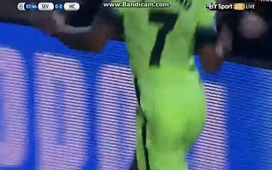 Raheem Sterling Goal Sevilla 0-1 Man City CHL 3.11.2015 HD