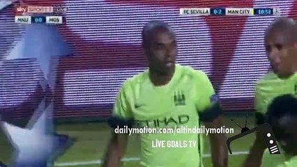 Fernandinho GOAL - Sevilla 0-2 Man City - 03.11.2015