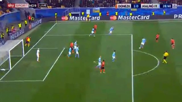 Oleksandr Gladkyj Goal 1-0 Shakhtar Donetsk vs Malmo FF