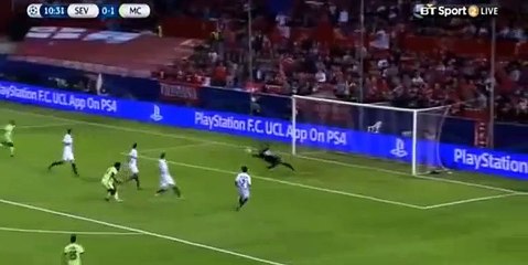 Fernandinho Goal 0-2 | Sevilla vs Manchester City 03.11.2015 HD