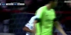 Benoît Tremoulinas Goal 1-2 | Sevilla vs Manchester City 03.11.2015 HD