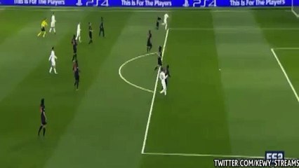 Increible gol Nacho Fernandez Real Madrid vs PSG 1-0 03-11-2015