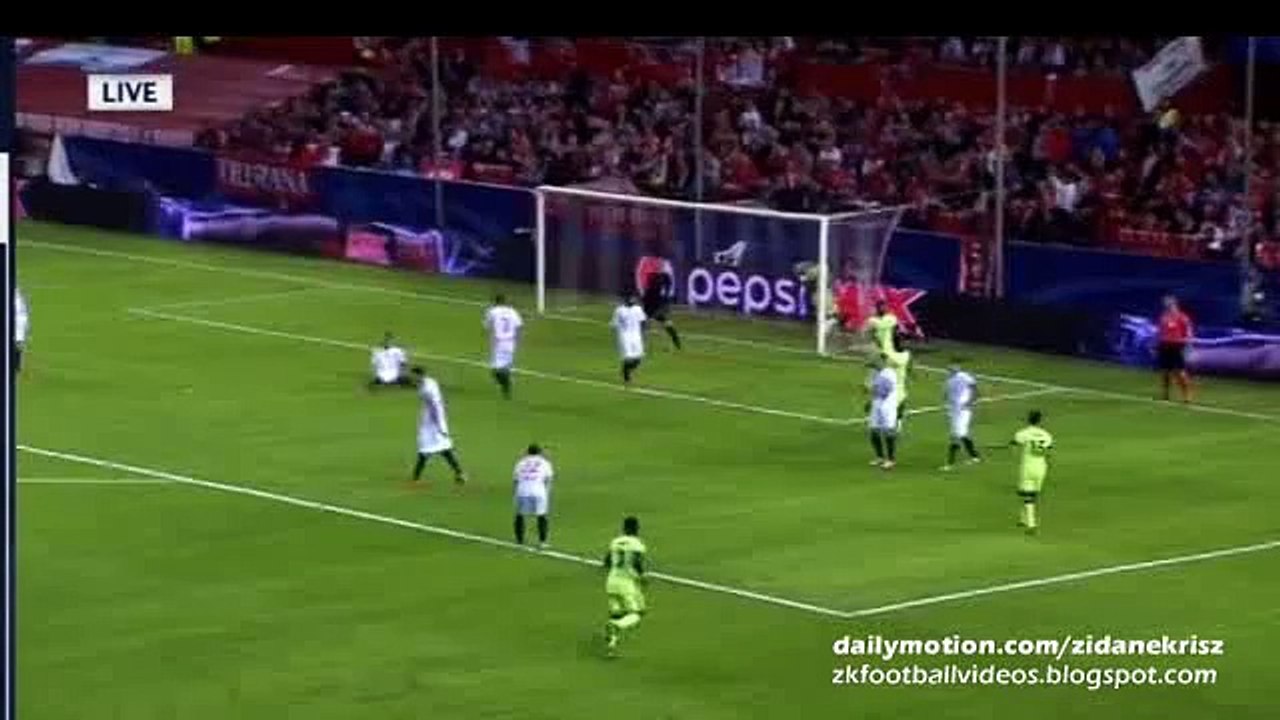 1-3 Wilfried Bony Goal HD _ Sevilla v. Manchester City 03.11.2015