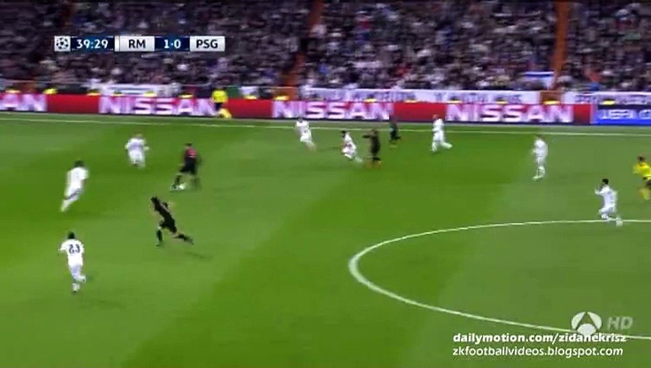 Cavani Fantastic Chance - Real Madrid v. Paris Saint Germain 03.11.2015 HD