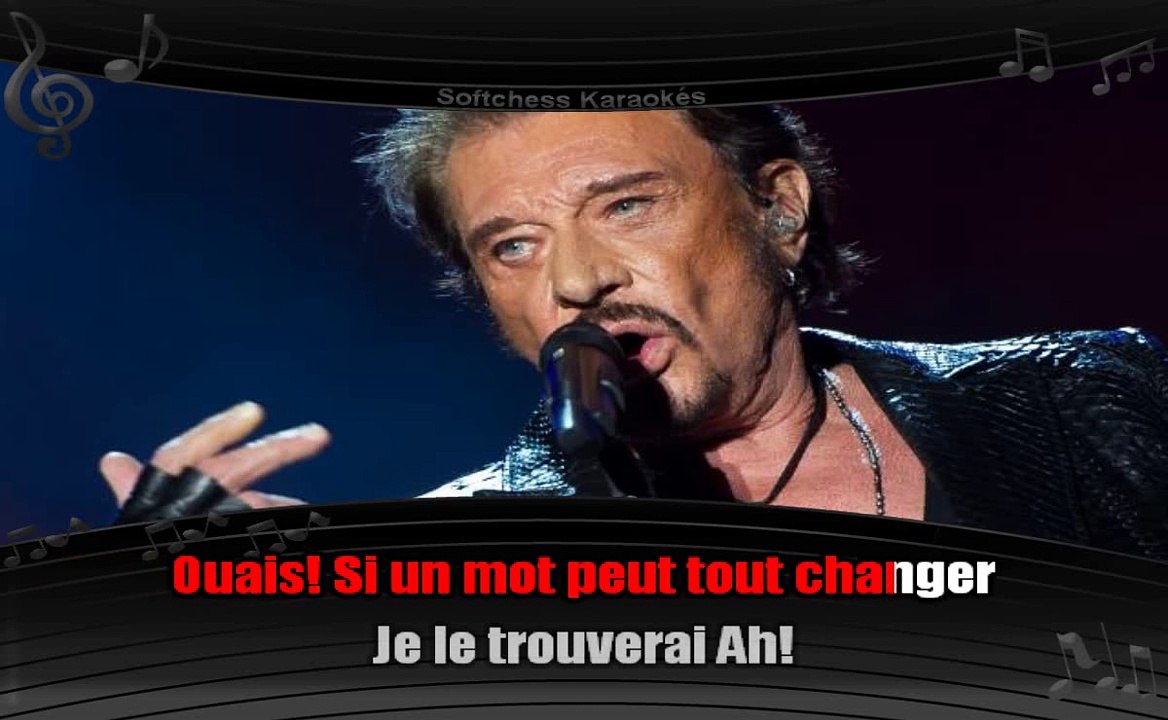 Johnny Hallyday - Medley Stade de France 2009 (karaoké réalisé par Softchess)