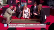 Jennifer Lawrence says Katniss inspired pay gap comments