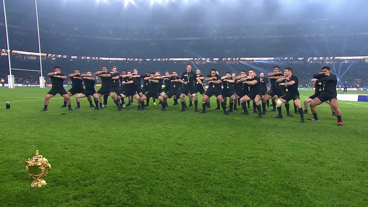 New Zealand perform World Cup winning Haka