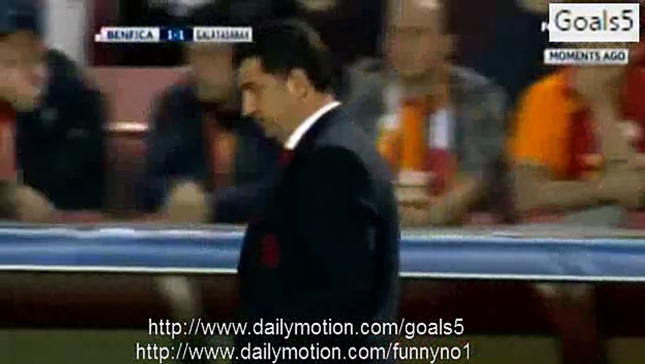 Luisão Goal Benfica 2 - 1 Galatasaray Champions League 3-11-2015