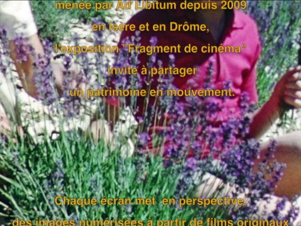 "Fragments de cinéma" un film de Yann Flandrin.