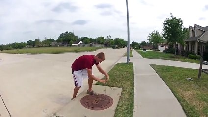 Fisherman Conjures Surprise from Sewer  What Is This Magic