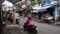 Flooding in Quan Binh Thanh, Vietnam  Makeshift Swimming Pools