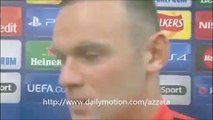 Wayne Rooney rassuré par son but lors CSKA Moscou - Manchester United