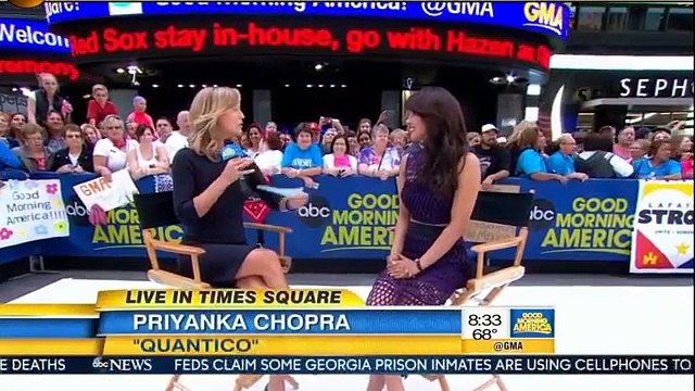 Priyanka Chopra interviews Stars in Quantico Bollywood Sexy Model Priyanka Chopra Exotic