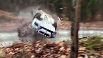 Gnarly Rally Crash At Tall Pines  Slip And Slide