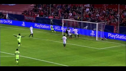 Goal Fernandinho Amazing - Sevilla 0-2 Manchester City - 03-11-2015
