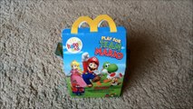 Mario bross toys Happy meal Mac Donalds surprise | Disnay cars professor Z | kids videostmario speelgoedtmario toys tmario kids videos