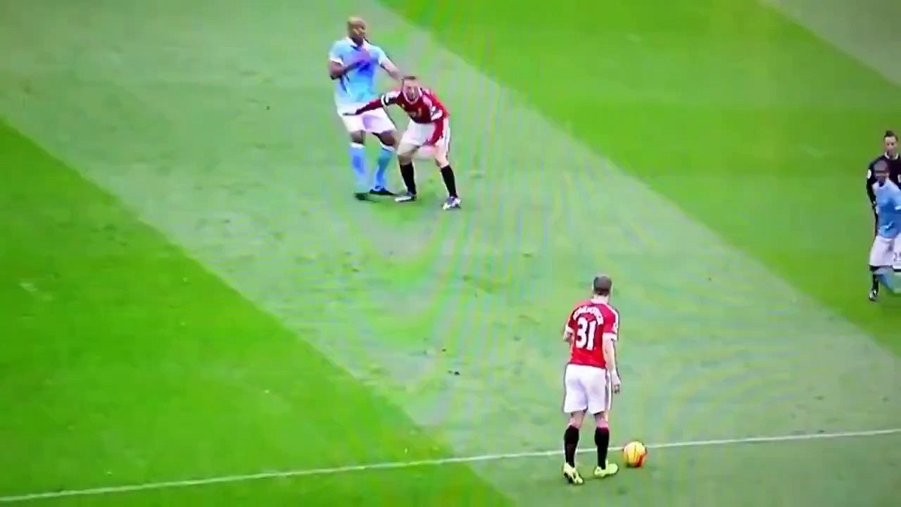 Wayne Rooney had his head stapled on the sidelines after he was busted open v Man City