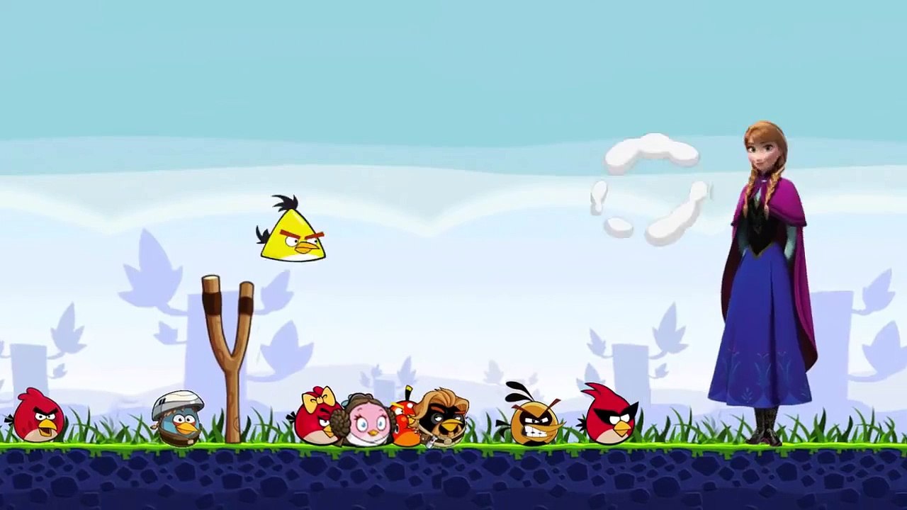 Angry Frozen(angry birds meet frozen)parody