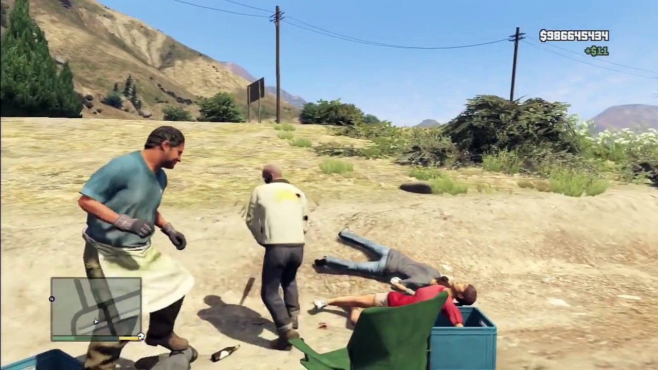 GTA 5 Funny/Brutal Kill Compilation Vol.27 (Pistol DLC/Michael and Trevor Massacre)