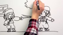 Pirates of the Caribbean as told by Whiteboards | Oh My Disney