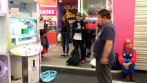 Funny Fat Guy Dances With Dancing Machine Arcade