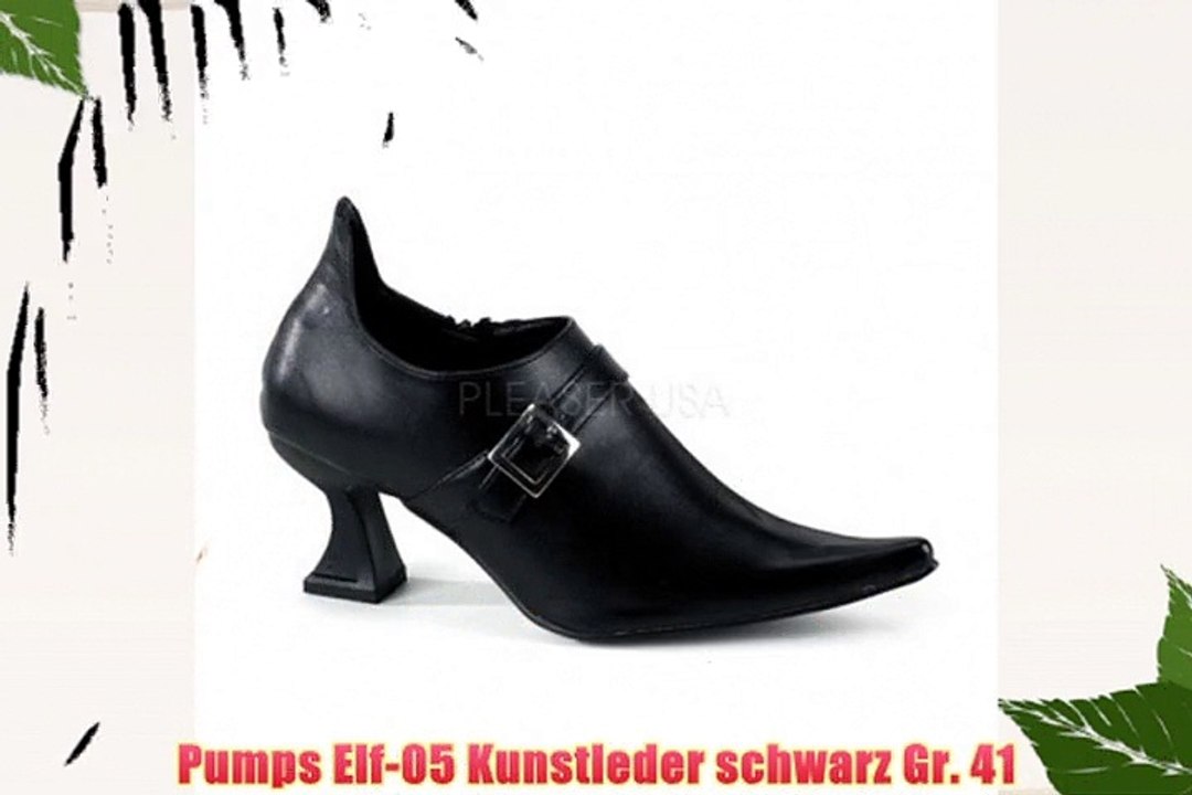 Pumps Elf-05 Kunstleder schwarz Gr. 41
