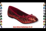 Rote Glitzer Ballerinas 37 37