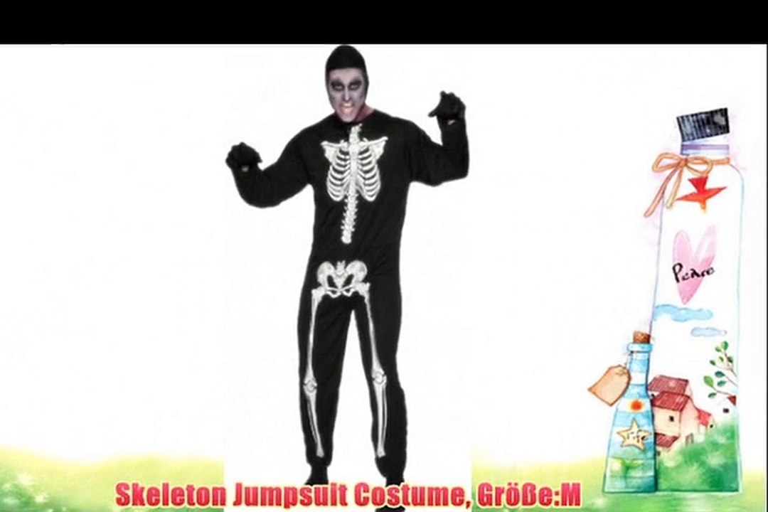 Skeleton Jumpsuit Costume Gr??e:M