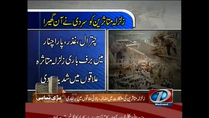 Problems of quake victims increase after heavy rain, snowfall