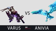 Varus vs Anivia - SKT T1 Faker EUW LOL Challenger