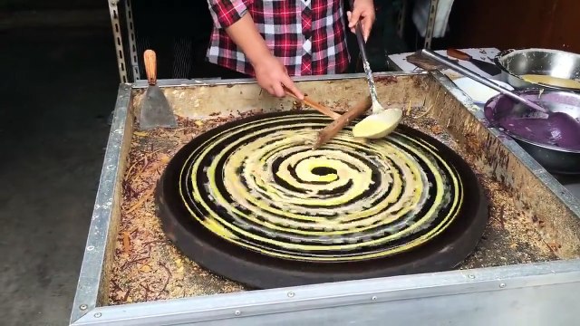 Recette de Crêpes spirales. Enorme