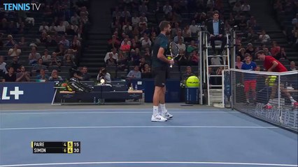 La somptueuse volée rétro de Benoît Paire face à Gilles Simon